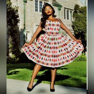 Pinup Couture Jenny Dress in 1950’s Harlequin Small Retro Pinupgirl Clothing 60s